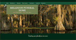 Desktop Screenshot of melanconfuneralhome.net